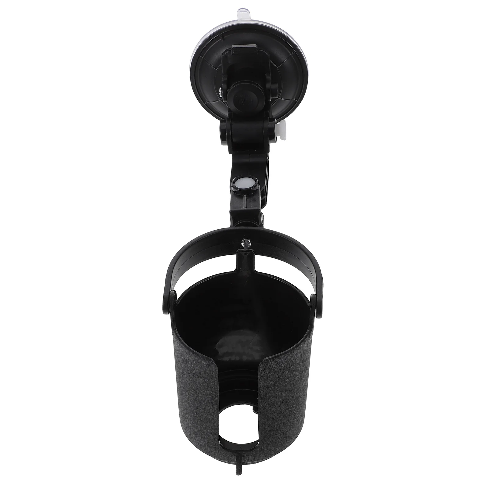 

Universal Car Cup Holder Black Suction Mount for Drink Bottle Water Can Storage Easy Install Windshield Dashboard Compatible