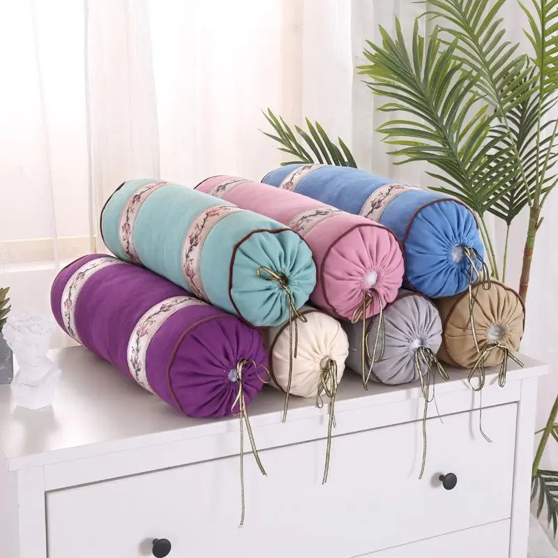 

Long Massage Foot Pillow Cylindrical Beauty Salon Special Massage Bed Tuina Mat Foot Rest round New Model Health Care Pillow