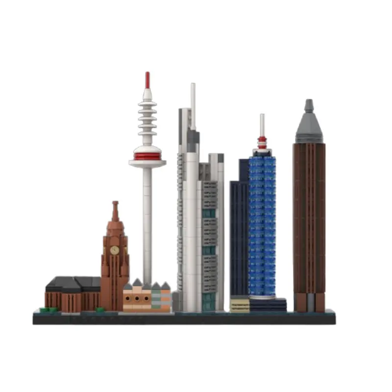 

В наличии MOC-227578 233940, городская уличная сцена, сборный блок из мелких частиц, образовательная игрушка, модель, подарочный набор, орнамент