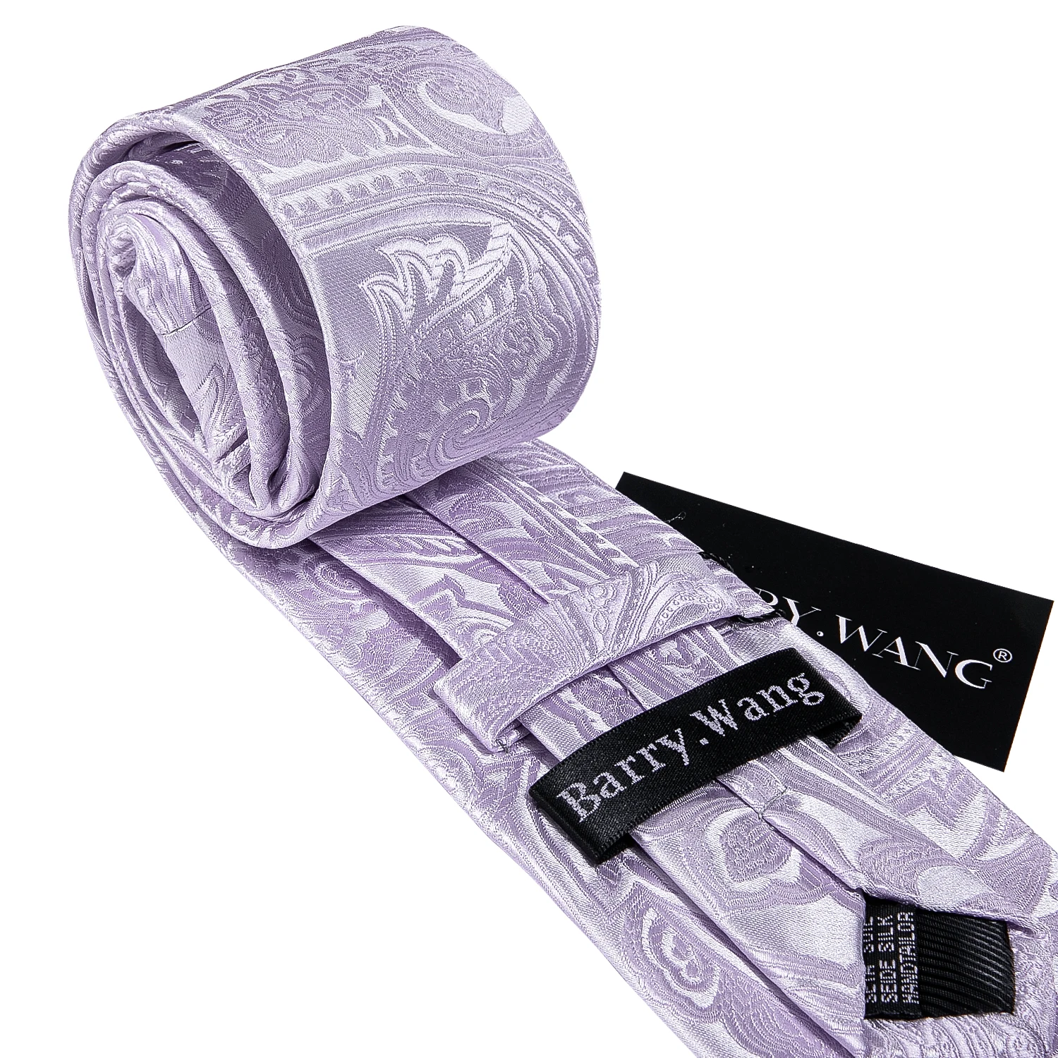 Дизайнерский мужской галстук, жаккардовый галстук, нагрудный квадратный комплект запонок, бледно-фиолетовый цветочный комплект для мужчин, свадебные галстуки для деловых вечеринок, подарок