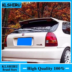 For 1996 1997 1998 1999 2000 Honda Civic Roof Spoiler High Quality ABS Plastic Gloss Black Rear Spoiler Trunk Boot Wing Spoiler