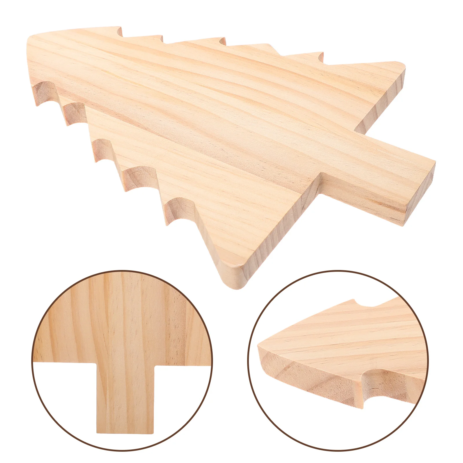 

Christmas Tree Shaped Wooden Cutting Board Rustic Holiday Serving Tray Charcuterie Cheese Bread Platter Kitchen Decorative Tray