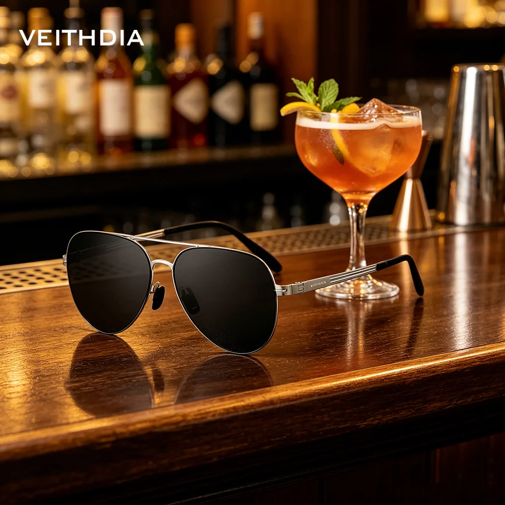 VEITHDIA 패션 나일론 파일럿 선글라스 스테인레스 - Sunglasses Polarized Men 리뷰 및 가격