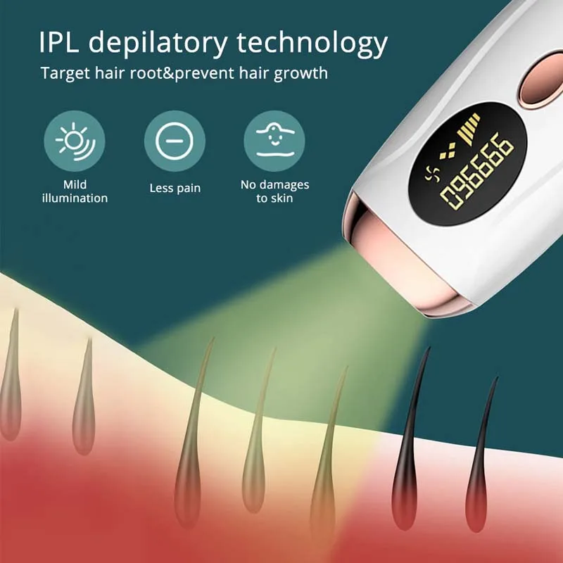 Moda Mini ręczny depilator IPL przenośny depilator laserowy profesjonalna trwała maszyna do depilacji laserowej do użytku domowego