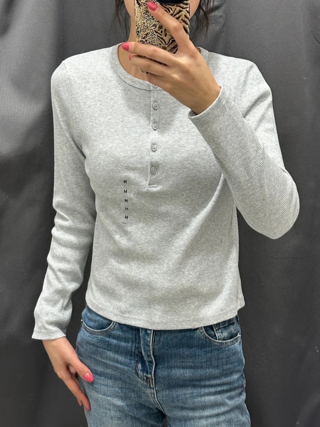 2026 New Style Slim Fit Henry Collar Long Sleeve T-Shirt Women's Base Layer Short Top Casual Wear Daily Occasion Other Material