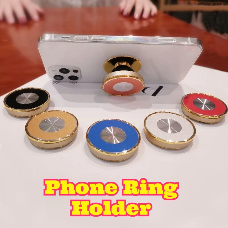 

Phone Ring Holder Telescopic Threaded Creative Couple Universal Paste Lazy Portable Mobile Stand Anti Slip Anti Drop Handheld