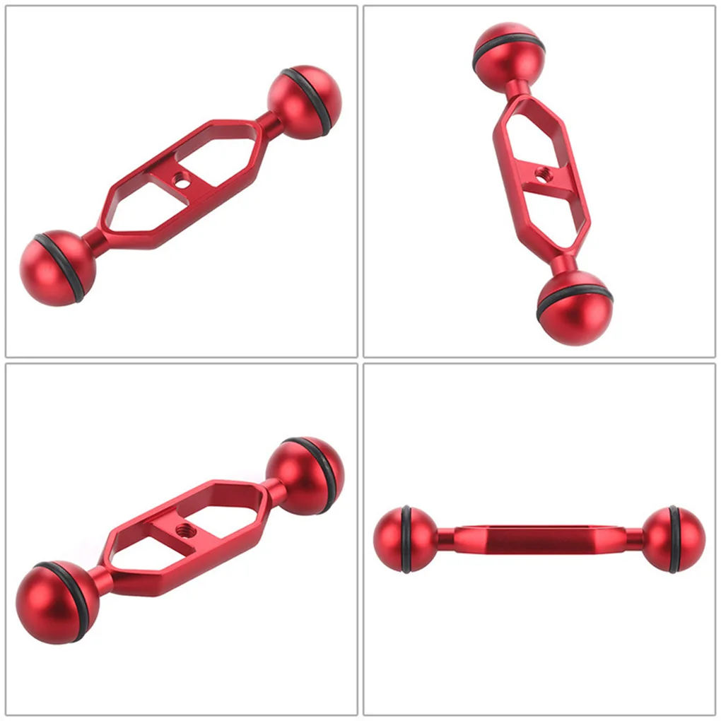 Diving Light Dual Ball Arm Joint Aluminum Alloy Underwater Photography Camera Accessories Dual ball light arm