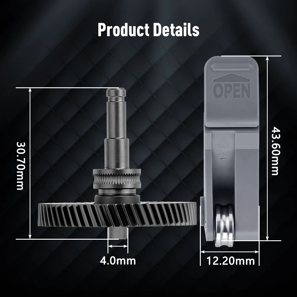 Für Creality SPARKX i7 Hotend Kit 0,4mm Heizblock-Kit Silikonsocken Extruder-Zahnrad-Komponente für i7 3D-Drucker Zubehör – Detail 10
