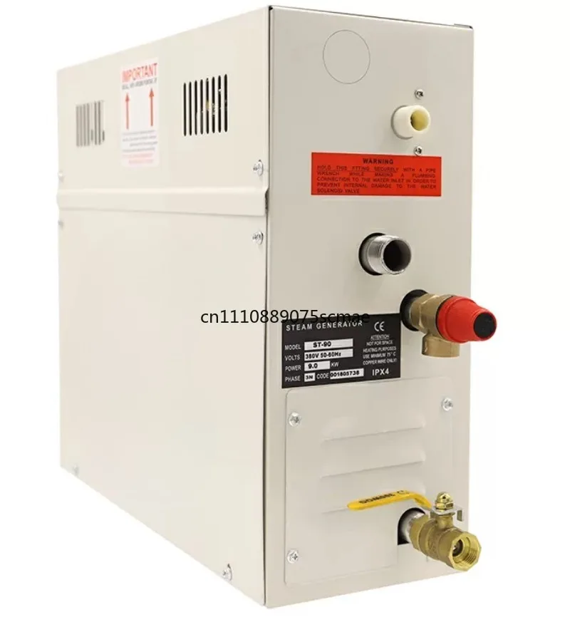 3-18KW Steam Generator Digital Display Wet Steam Sauna Spa Household Sweat Bath Equipment