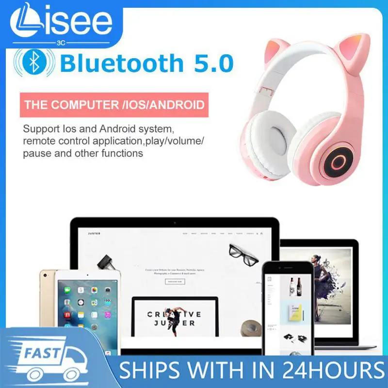 Headphones Wireless Headset Earbuds with Microphosic Foldable 83739
