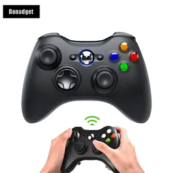 Manette de jeu filaire sans fil pour Xbox 360, manette de jeu, manette de jeu, prend en charge Xbox 360/360 Slim, PC, Steam