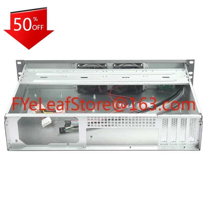 MATX motherboard horizontal industrial network monitoring video recorder server chassis 2u rack type short 300mm