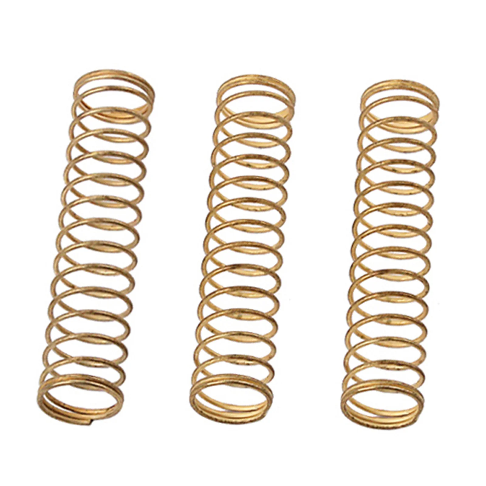 

3Pcs Essential Trumpet Spring Long Tension Repair Parts Durable High Quality Brass for Wind Instruments Cb11 Golden