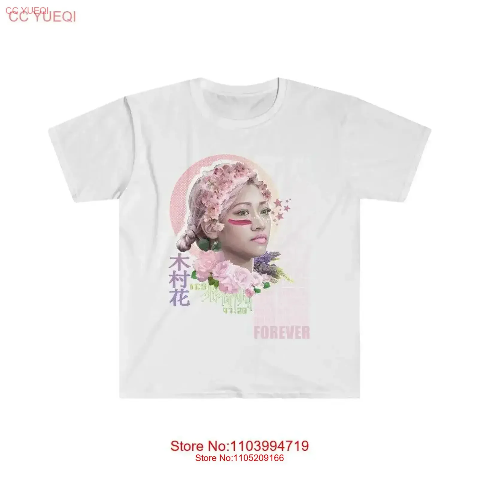 

HANA KIMURA Dangerous Flower Stardom Pro Wrestling Joshi DDT Soft Style T Shirt vintage Washed Stylish homme graphic Breathable