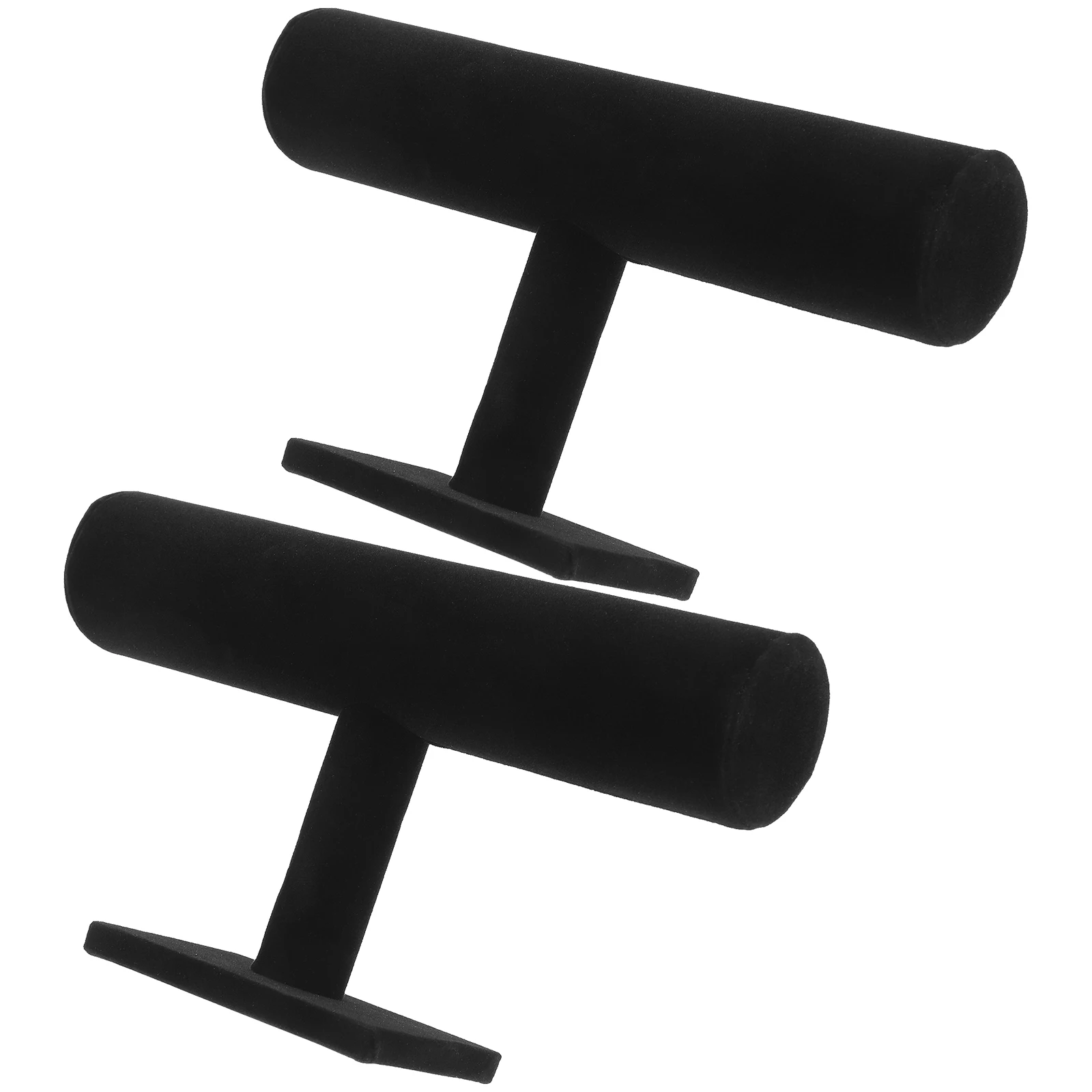 

2PCS Jewelry Black Jewelry Stand Organizer Lightweight Bracelet Holder Storage Rack Bangle Organizer Stand For Home