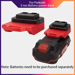 Parkside Lidl X20V Li-ion Pil Dönüşüm Güç Bankası için Hızlı Şarj, USB / Tip-C Arayüzlü Cep Telefonu (Pil YOK)