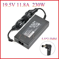 Adaptador de CA para ordenador portátil, accesorio para CHICONY 19,5 V 11.8A 230W 5,5x2,5 A12-230P1A A17-230P1A A230A012L para MSI GS75 GS65 STEALTH 8SG P65