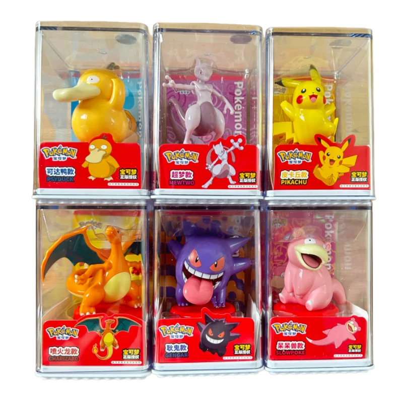 ポケモンモデルキットアニメキャラクターフィギュアゲンガーピカチュウリザードンサイダックミュウツーシリーズ車内ハンドポジションおもちゃギフト