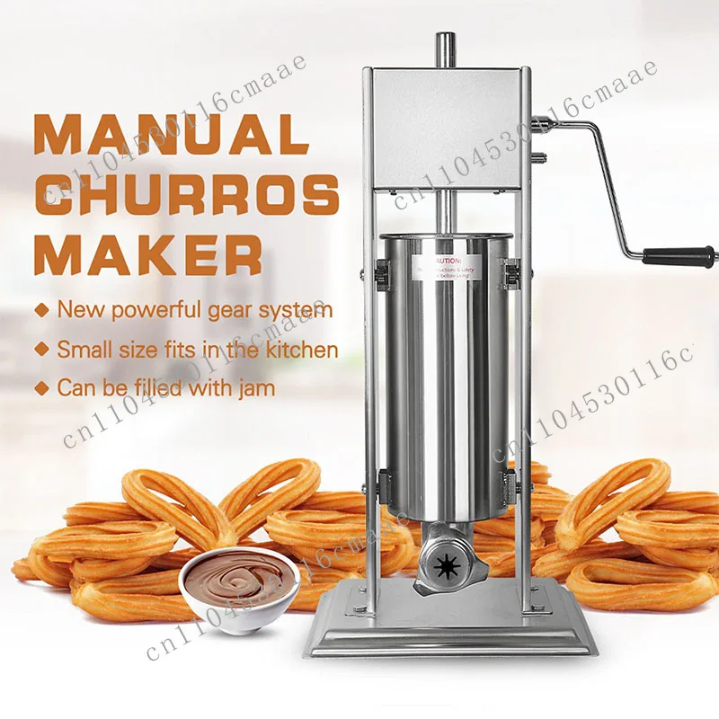 15L Stainless Steel Strip Maker Commercial Fritters Extruder Strip Snack Machine