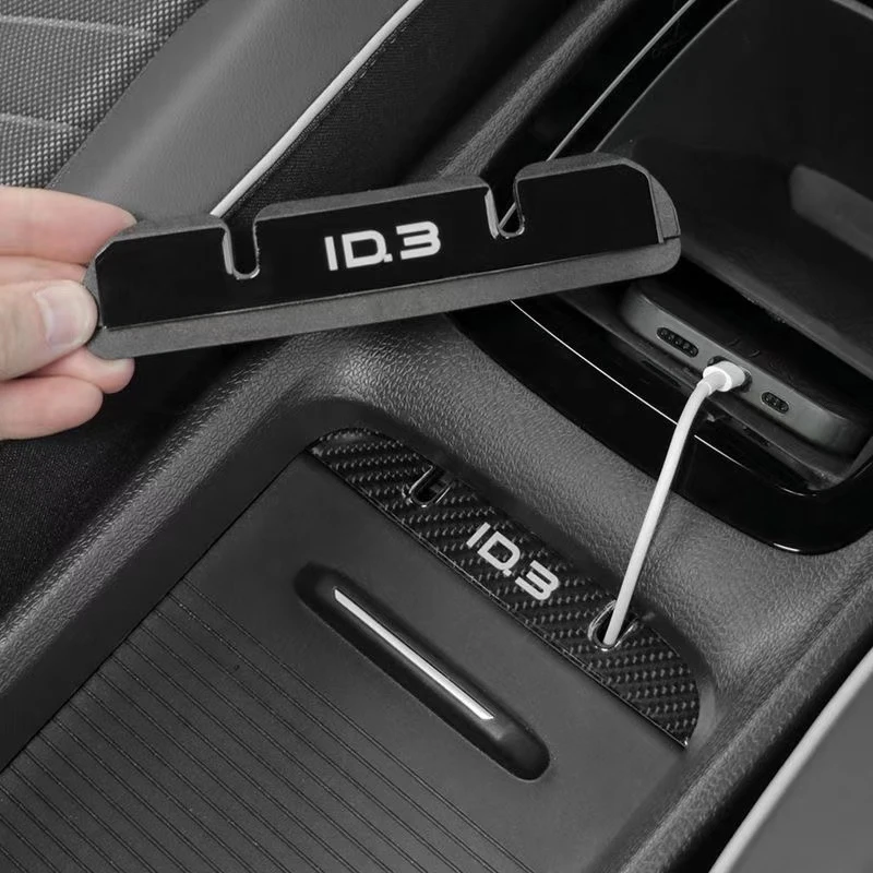 Für Volkswagen VW ID.3 2021 2022 2023 Zentrale Konsole Ladekabel USB Hub Organizer Docking Station Dekoration Zubehör – Detail 9