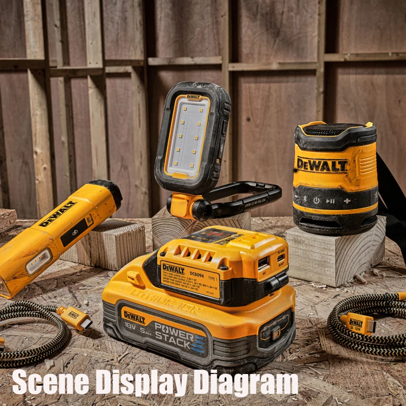 Imagem -06 - Dewalt Dcb094 Adaptador Multifuncional 20v 60v Flexvolt Amp Conversor de Carregamento Dcb090 Versão Atualizada