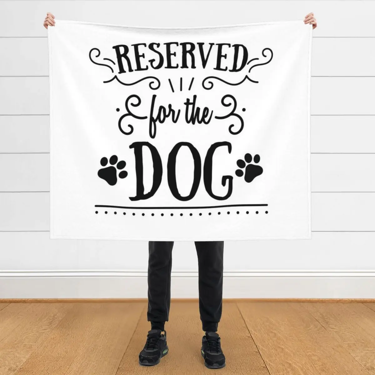 

Reserved For The Dog Throw Blanket Softest anime Moving Blankets