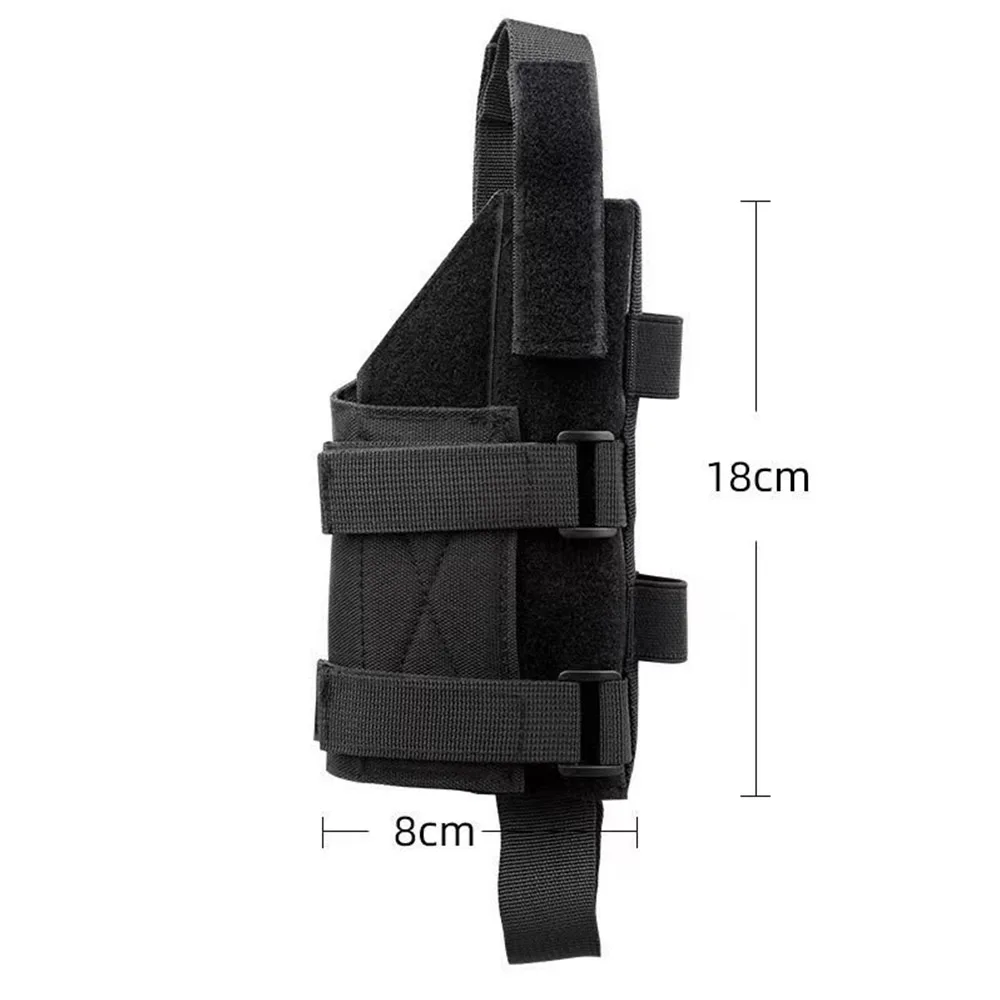 Tactical MOLLE Drop Leg Holster Quick Draw Thigh Pouch Multifunctional Thigh Rig Leg Pack for Airsoft CS Training Combat Hunting