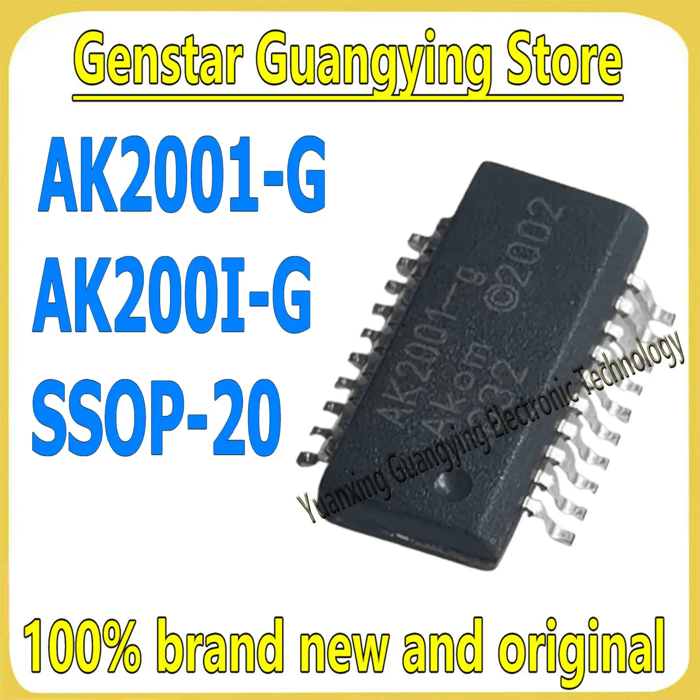 (1 piece) AK2001-G, AK200I-G, AK2001, AK200I SSOP-20 Mainboard Debug Chip, LPC Interface, LED Driver, Chipset, 100% Brand New