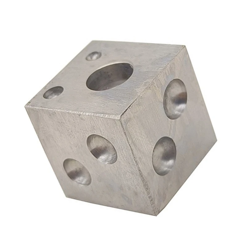 Artistic Crafting Square Dapping Block Carbon Steel Block with Various Cavities