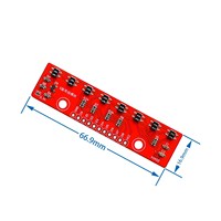 Tracking Module Infrared Detection Sensor Module DIY For Arduino 8-Channel Infrared Detector Hunt Module 8bit Sensor Module