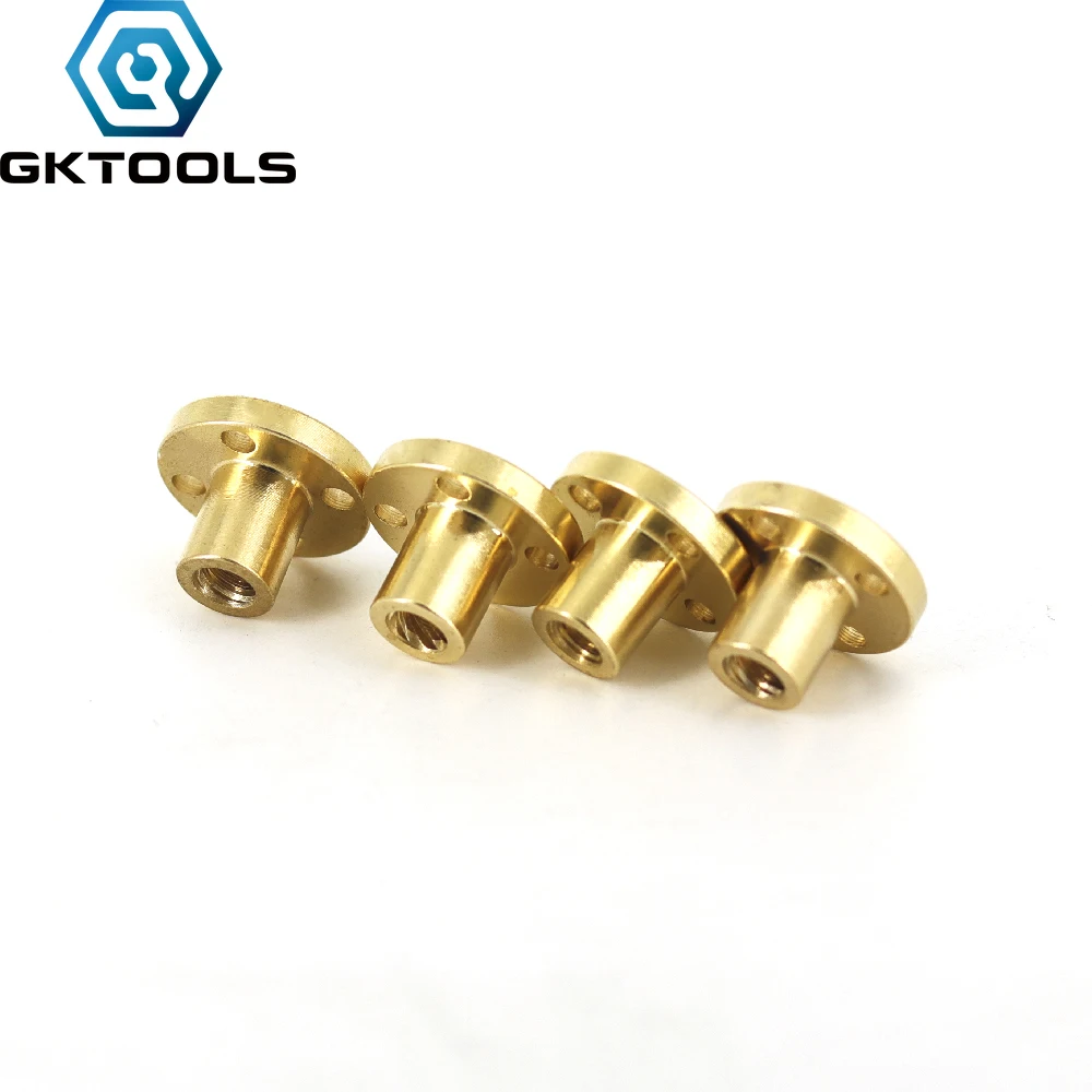 T5 nut trapezoidal screw nut brass copper nut lead 1mm 2mm 1pcs