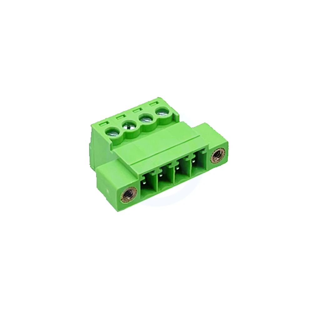 (5 pcs) KF 2EDGRKP 3.81mm 3.5mm 15EDGRKP Solderless Pair Terminals with Screws 15EDGKPM 3.5 / 3.81 Header Single Female 2-24Pin