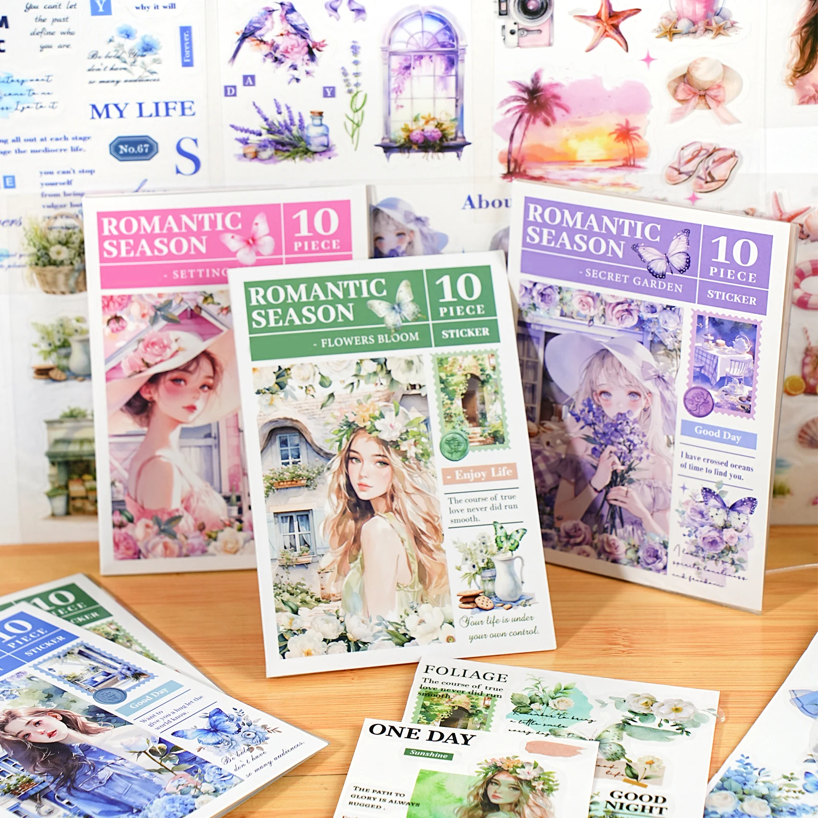 

Бумага «Мистер», 10 листов/пакет, серия «Романтический сезон», книга с наклейками, сделай сам, справочник, скрапбук, чехол для телефона, фоторамка, календарь