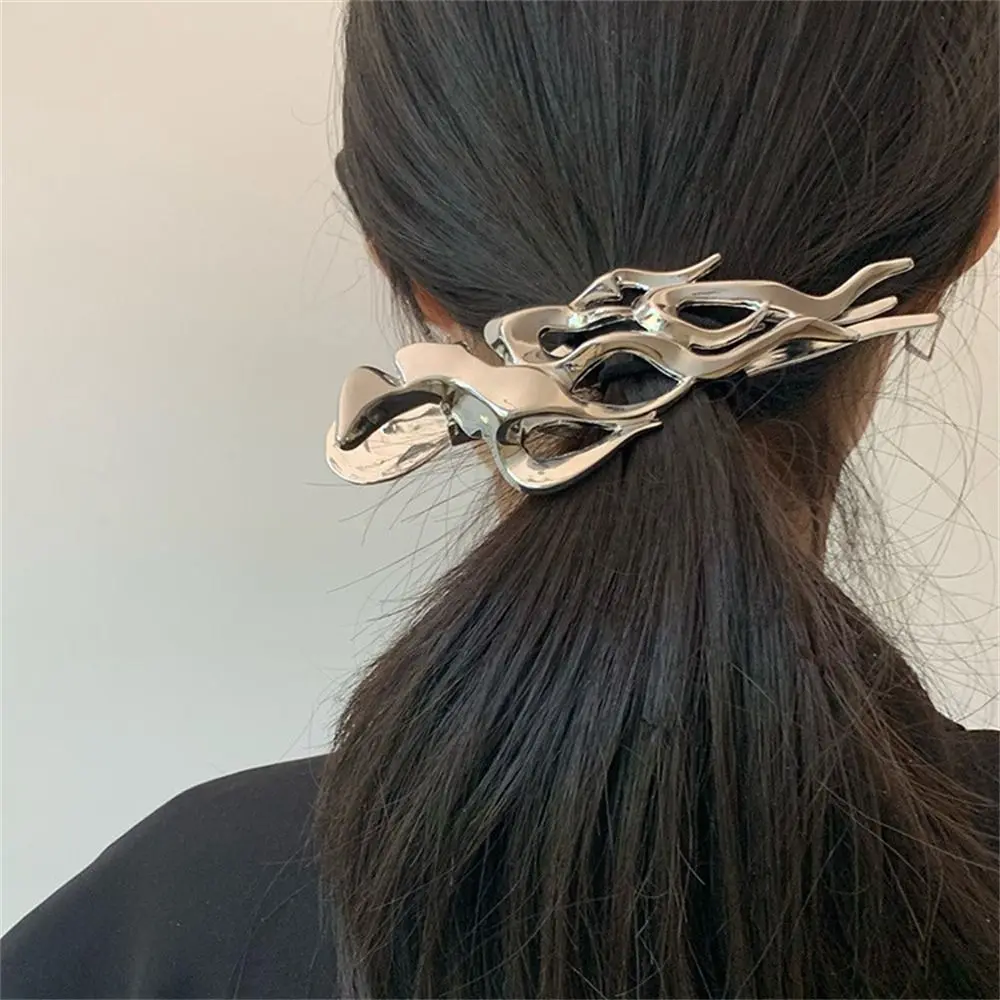 Trendy Hollow Hair Accessories Geometric Headband Back Head Grab Clip Hair Clip Big Hair Claw