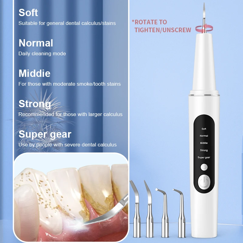 لاسلكي الترا سونيك مبيضة أسنان للأسنان الجير وصمة عار التفاضل والتكامل مزيل الكهربائية سونيك الأسنان البلاك الأنظف إزالة الحجر
