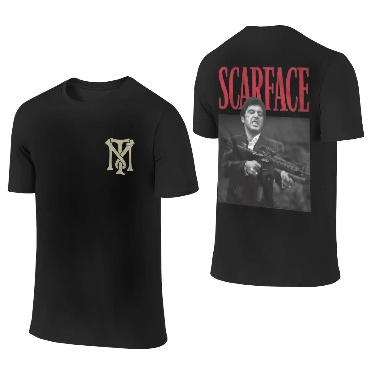 TM Scarface Tony Montana Apparel Shirt for Men Women Casual Cotton Summer Cloth