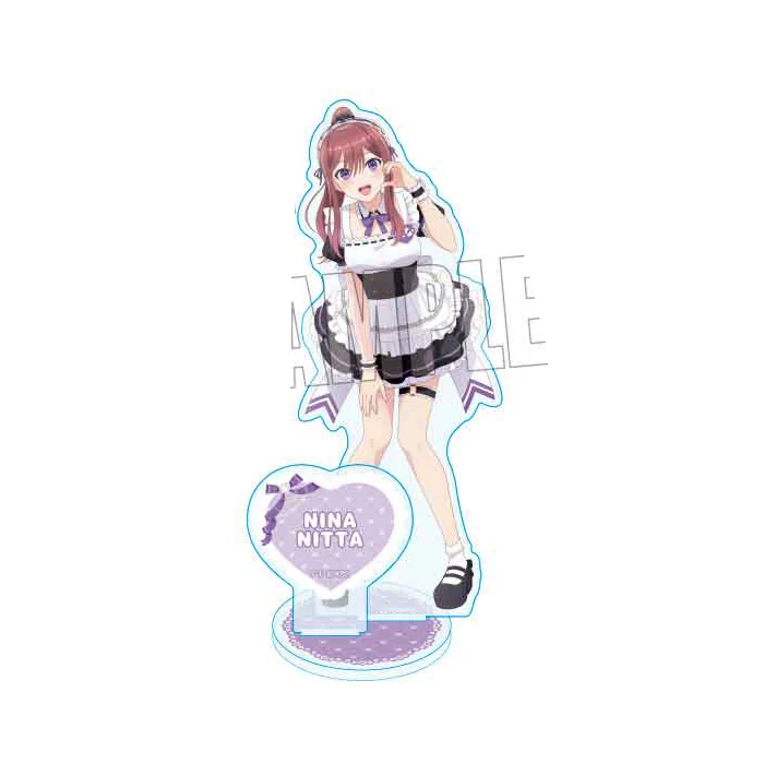 Anime I Made Friends with the Second Prettiest Girl in My Class Acrylic Keychain Model Figure Cosplay Desk Decor Plate Gift