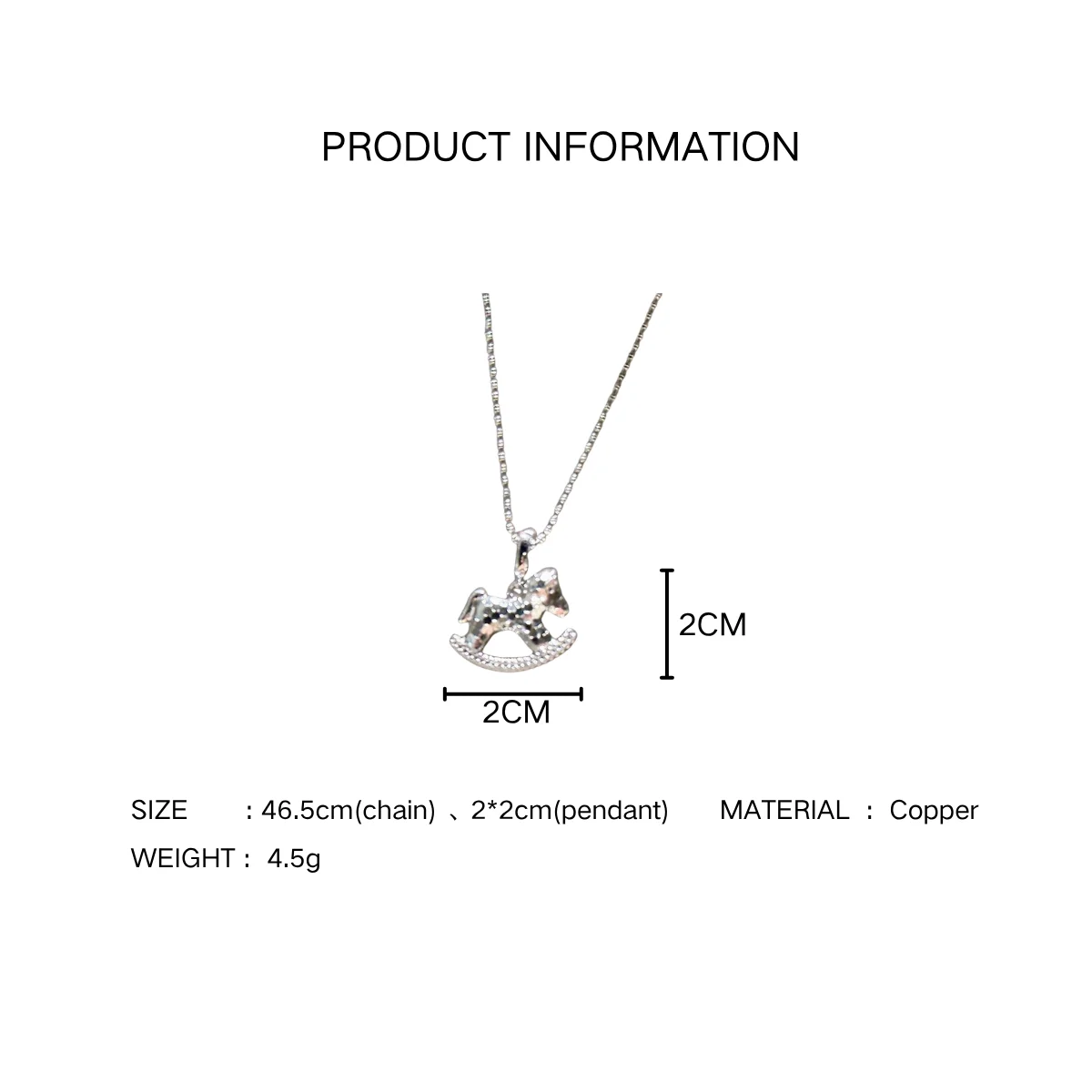 هزاز الحصان قلادة قلادة الكورية نمط خمر الفاخرة المتخصصة الترقوة سلسلة اليومية ركاب سترة سلسلة #6