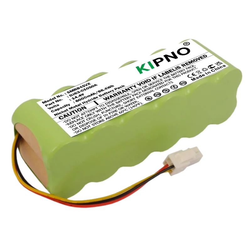 

Suitable for Samsung sweeping robot battery 14.4V NI-NH 6000mAh applicable to SR8895 SR8840 SR8845 SR8855 VCA-RBT20 DJ96-00113C