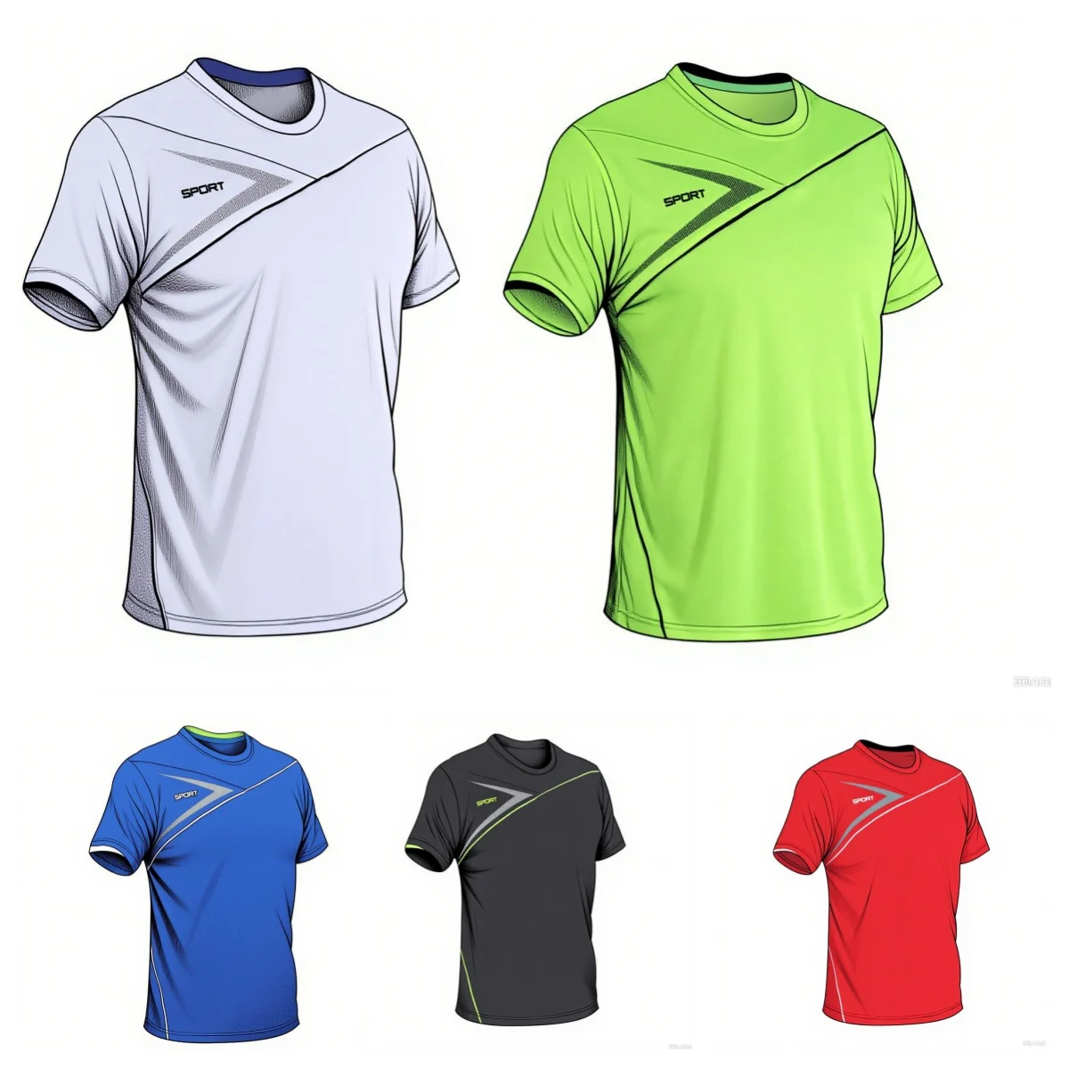 

Men's football jerseys, sports jerseys, short sleeved football training jerseys, summer T-shirts, loose fit, running and jumping