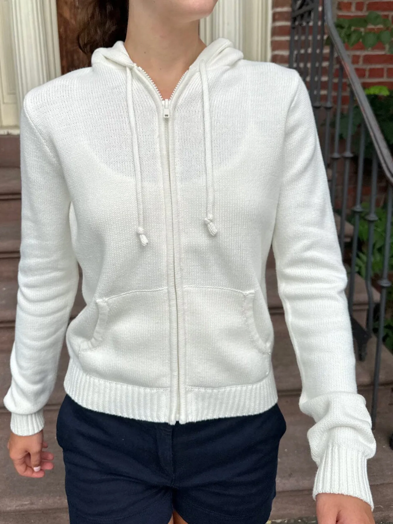 

Новые осенне-зимние модные повседневные однотонные облегающие толстовки с длинными рукавами и карманами на молнии, 4 цвета