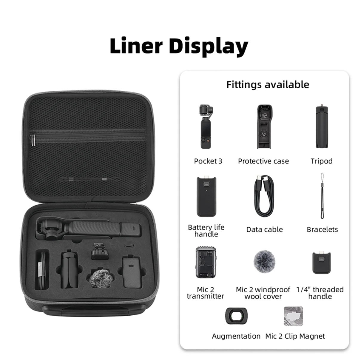 High Quality-For DJI Osmo Pocket 3 Storage Bag Carrying Case Camera Body Handbag Camera Accessories