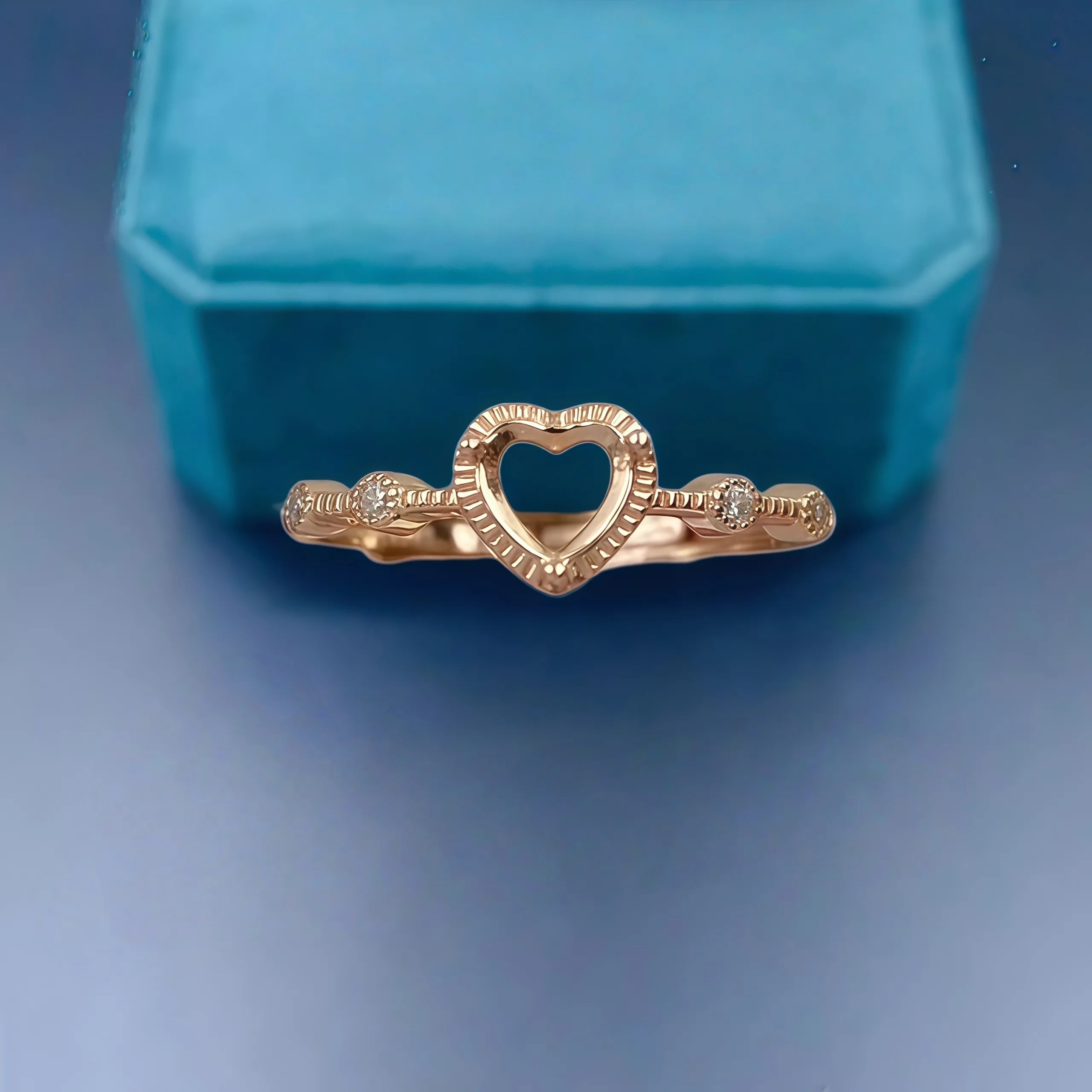 

Пустой держатель для кольца «сделай сам», стерлинговое серебро S925, 5 мм, камень в форме сердца, изысканный модный очаровательный свадебный ювелирный аксессуар для женщин