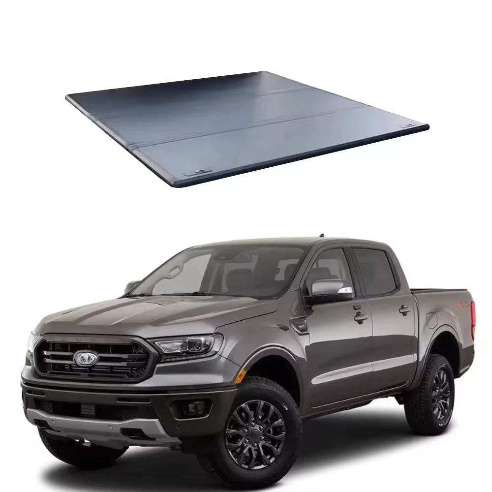 Soft Roll Up Truck Bed Cover Folding Tonneau Cover For Ford Ranger Wildtrak 2023