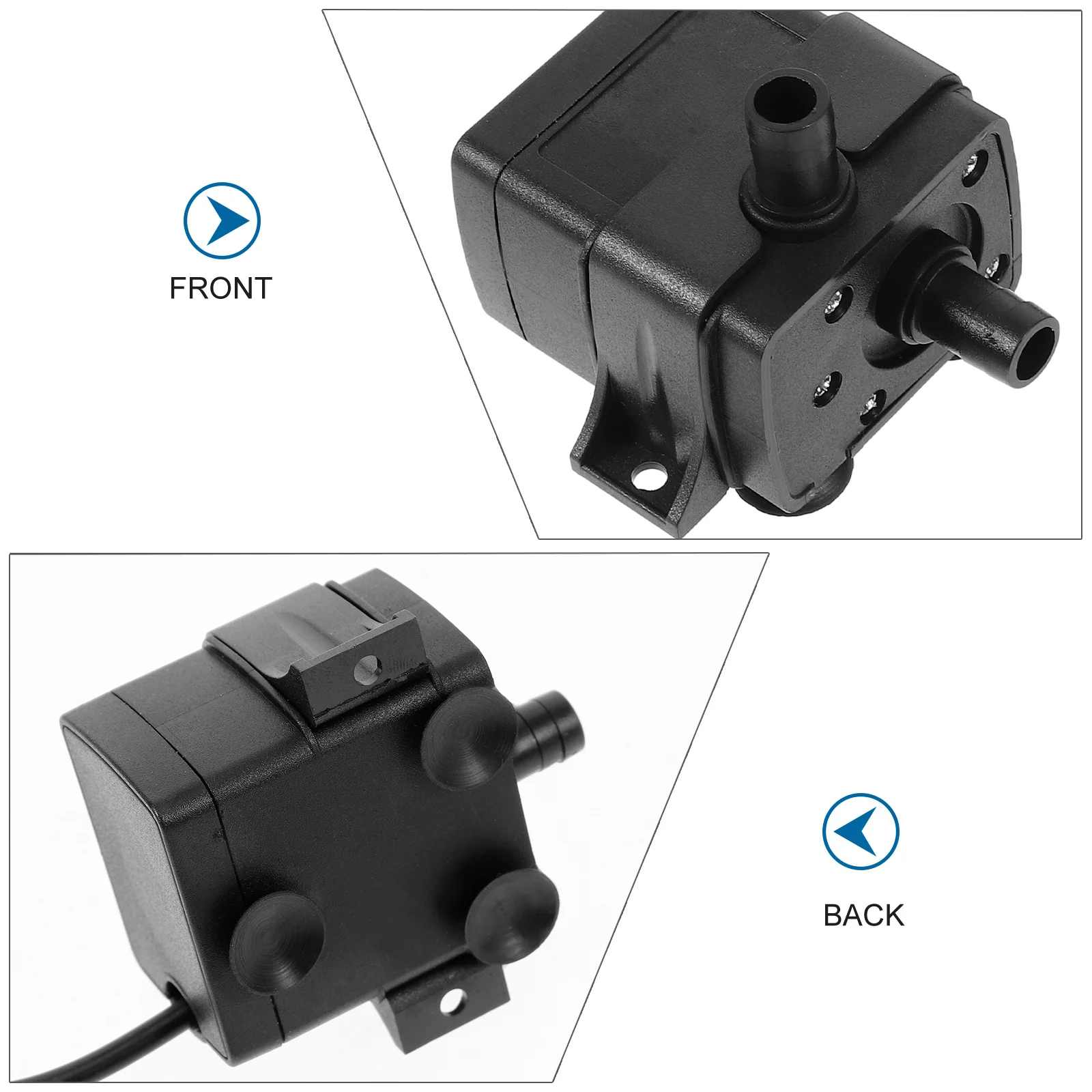 

Submersible Water Pump Mini Silent Durable Fish Tank Pond Fountains Hydroponic Systems Practical Smooth Surface No Burrs