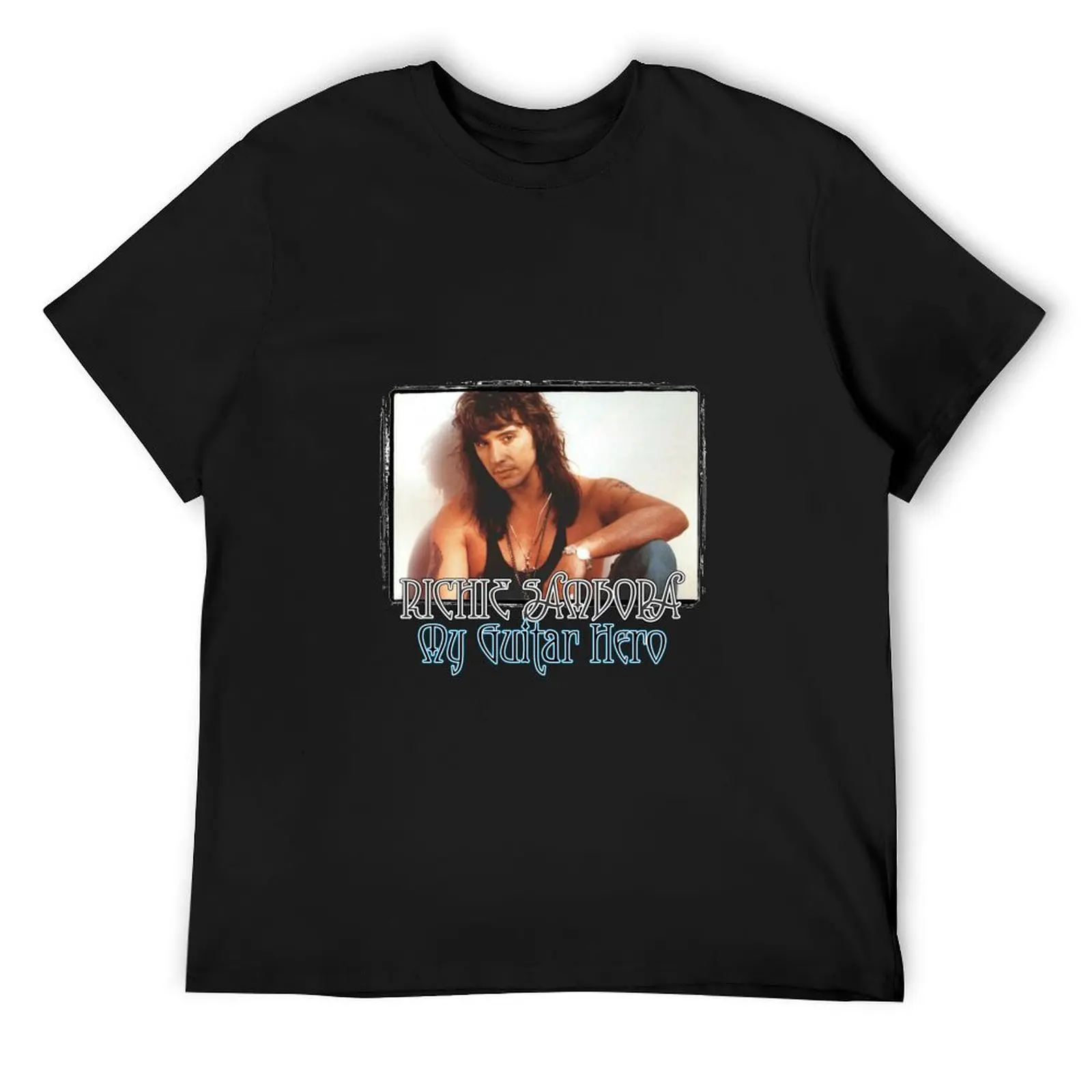 Richie Sambora My Guitar Hero Tee Shirt T-Shirt anime blacks mens designer t shirt