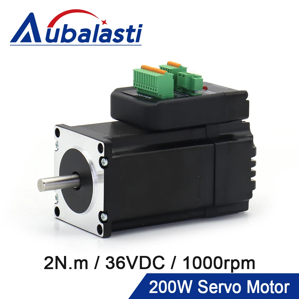 

Aubalasti JSS Nema23 200W 2N.m Closed Loop Integrated Servo Motor Driver 4.2A JSS57P2N for CNC Engraving Machine