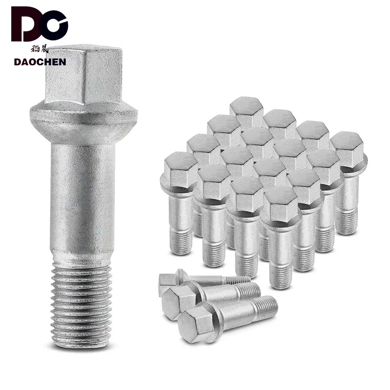 Daochen 20Pcs For Mercedes Benz W164 W166 X204 W221 C216 Wheel Lug Bolts Nuts 0009905407 000 990 54 07 A0009905407