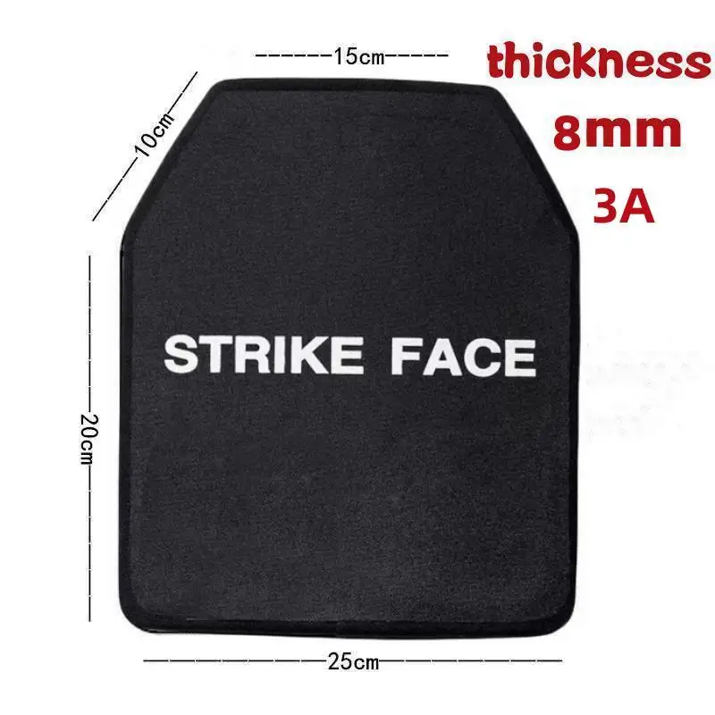 2PCS 3A protective board 10x12 inch lightweight tactical defense board PE independent tactical vest insertion board ﻿ view 4