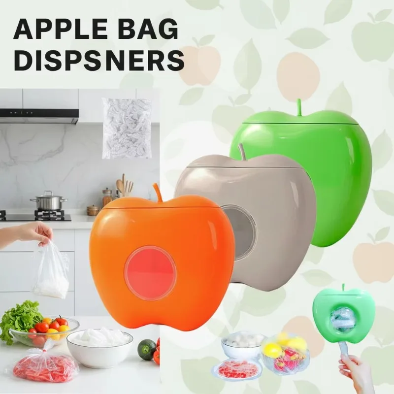 1PC Large Capacity Cling Film Holder Box Dispenser for Food Storage Bags Stretch Wrap Roll Convenient Draw Organizer